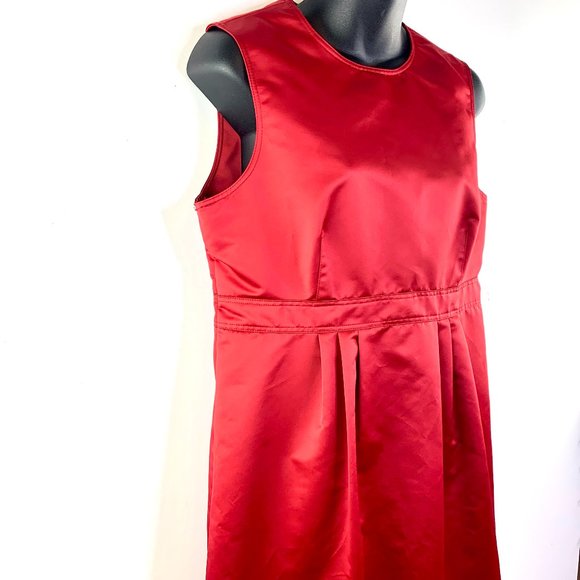 BURBERRY LONDON Lined Red Dress - Picture 5 of 9
